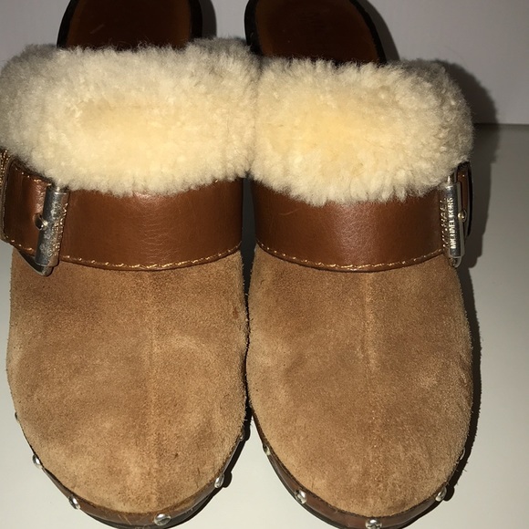 Michael Kors wood booties pre owned size 8 1/2 - Picture 4 of 13